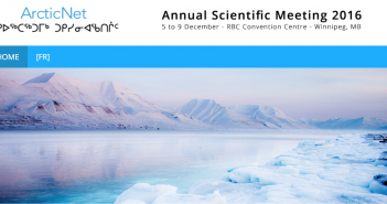 ArcticNet: 12th Annual ASM 2016 in Winnipeg, Manitoba