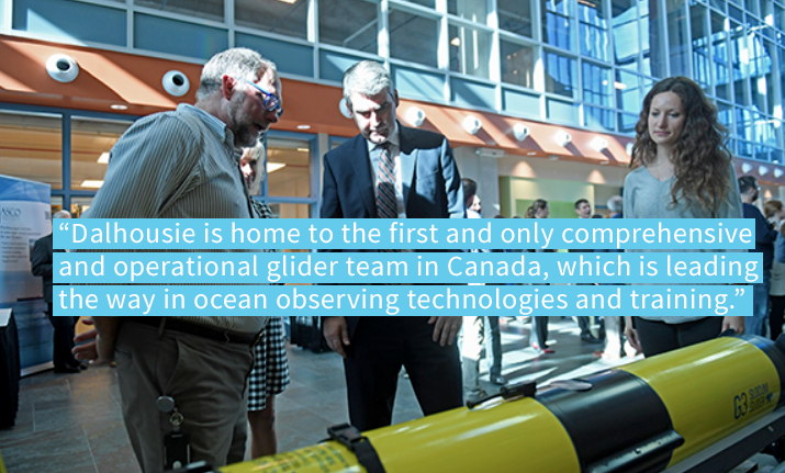 Dalhousie’s DAMOS receives funding from CFI and province for new ocean gliders