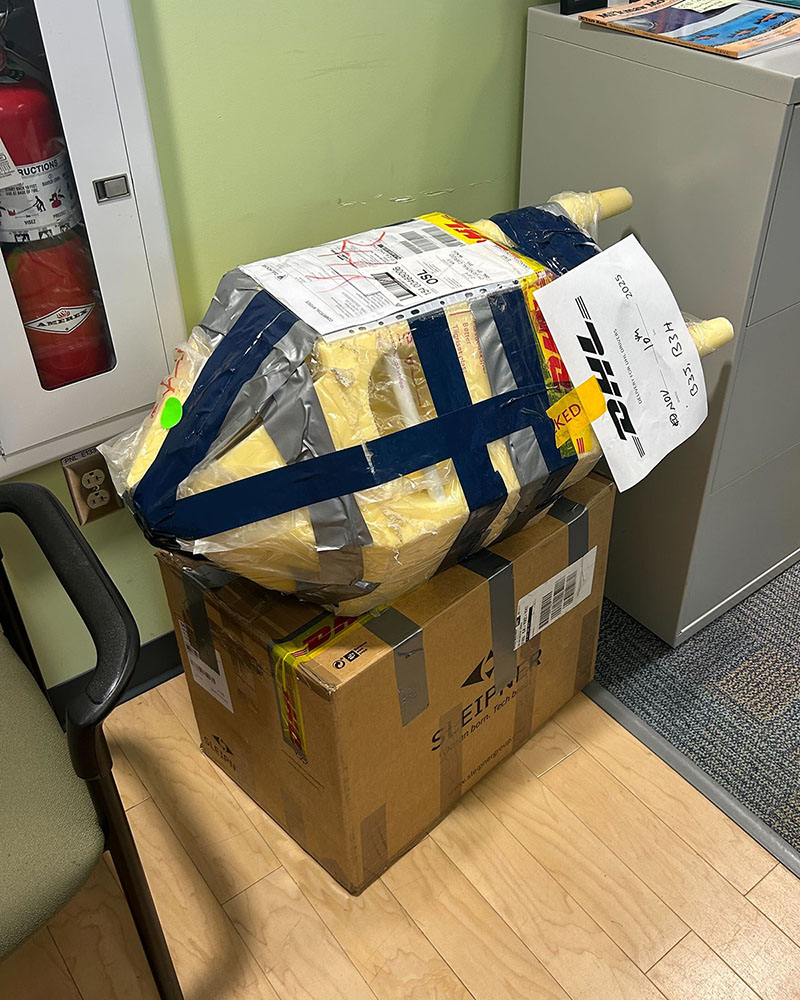 Lost VR4 arriving at OTN headquarters.
